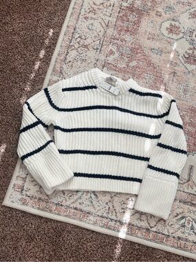 J. Crew Striped Knit Sweater